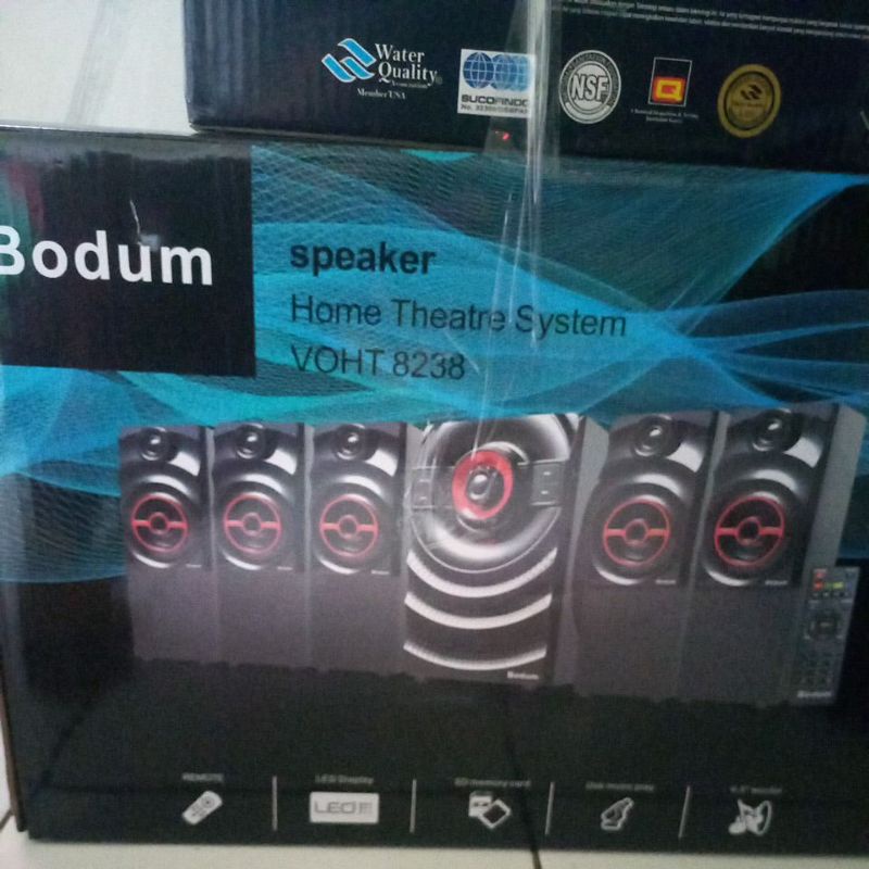 BODUM SPEAKER HOME THEATRE SYSTEM VOHT 8238