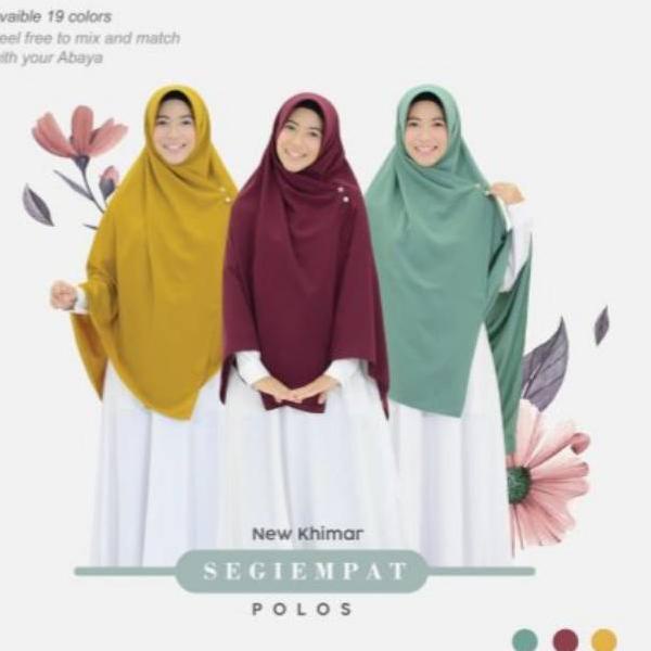 ♥ Segi empat polos [cm] / Kerudung segi empat polos / Hijab Hayuri 100% ➫