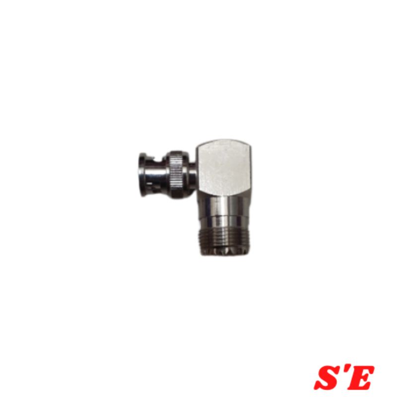 Konektor L BNC Male to PL Female Connector Tekuk Cowo ke PL-259 Cewe