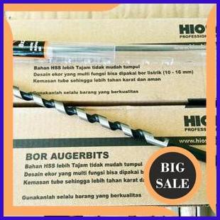 tools n parts auger drill bit 8mm HIOSHI mata bor auger mata bor jig flute lebar  mata bor