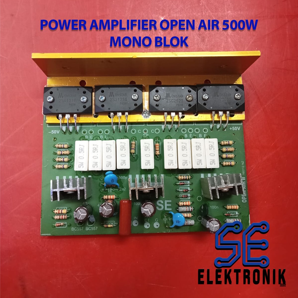 Kit Power Amplifier Open Air 500W Mono Blok