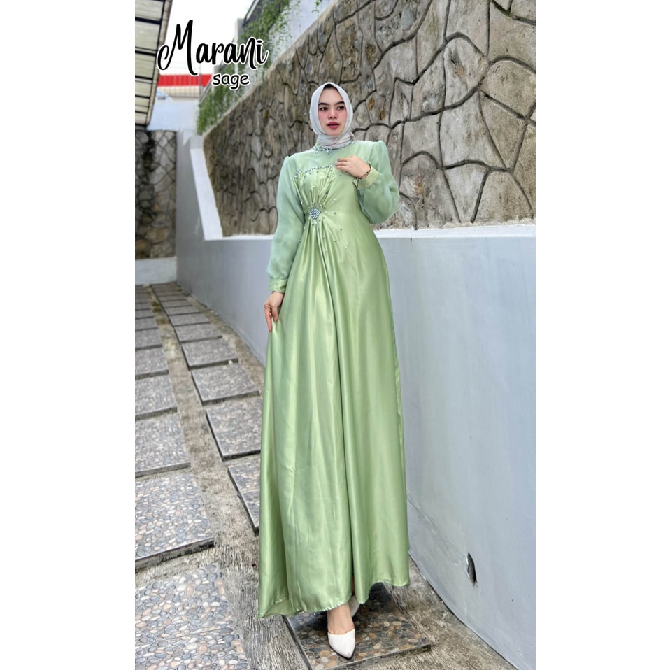 GAMIS PESTA KONDANGAN MARANI DRESS BRIDESMAID MURAH MEWAH