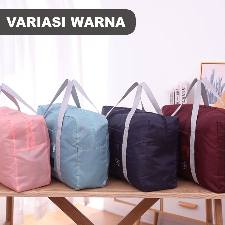 C081 Foldable Travel Bag / Hand Carry Tas Lipat / Koper Bagasi Organizer / Luggage Bag