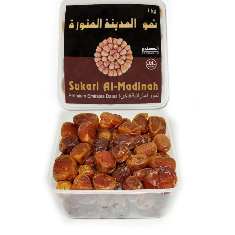 

✬ Kurma Sukari Super 1 Kg ELSHANUM Toples Sukari Basah / Kurma Sukari Premium / Sukari Al Madinah ➶