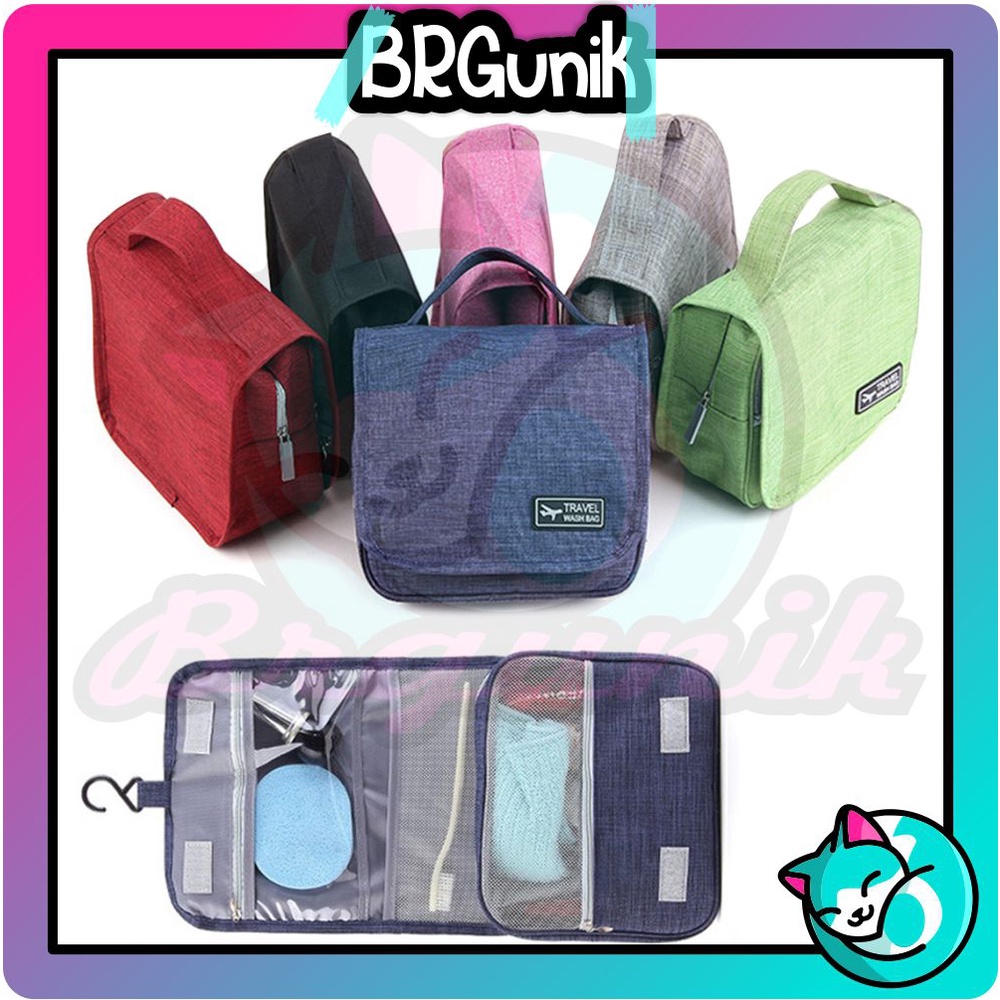 BRGUNIK Tas Penyimpanan Travel Bag Multifungsi Baju Praktis Organizer Pouch Makeup Organizer W183
