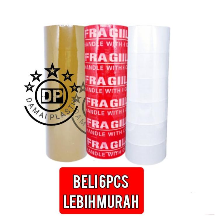 

Paket Kejutan LAKBAN BENING SELOTIP LAKBAN COKLAT FRAGILE 2INCH 45MM 100YRAD 100YR Lakban unboxing video Paket