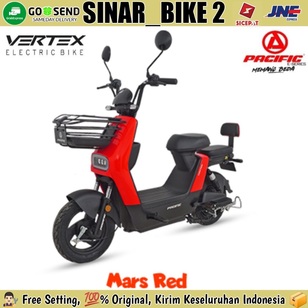 Sepeda Listrik PACIFIC VERTEX Electric E Bike 650 Watt