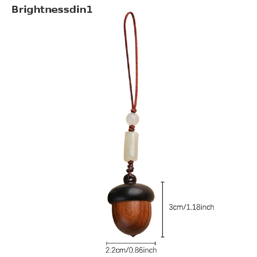 [Brightnessdin1] Sandal Kerucut Pinus Gantungan Kunci Liontin Ponsel Rantai Kalung Perhiasan Butik