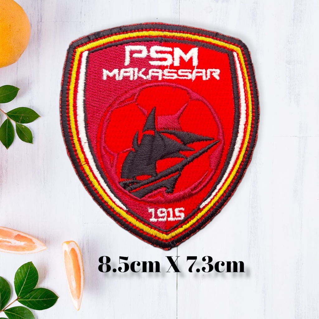 PSM Persatuan Sepak Bola Makassar Sulawesi Selatan Patch Bordir