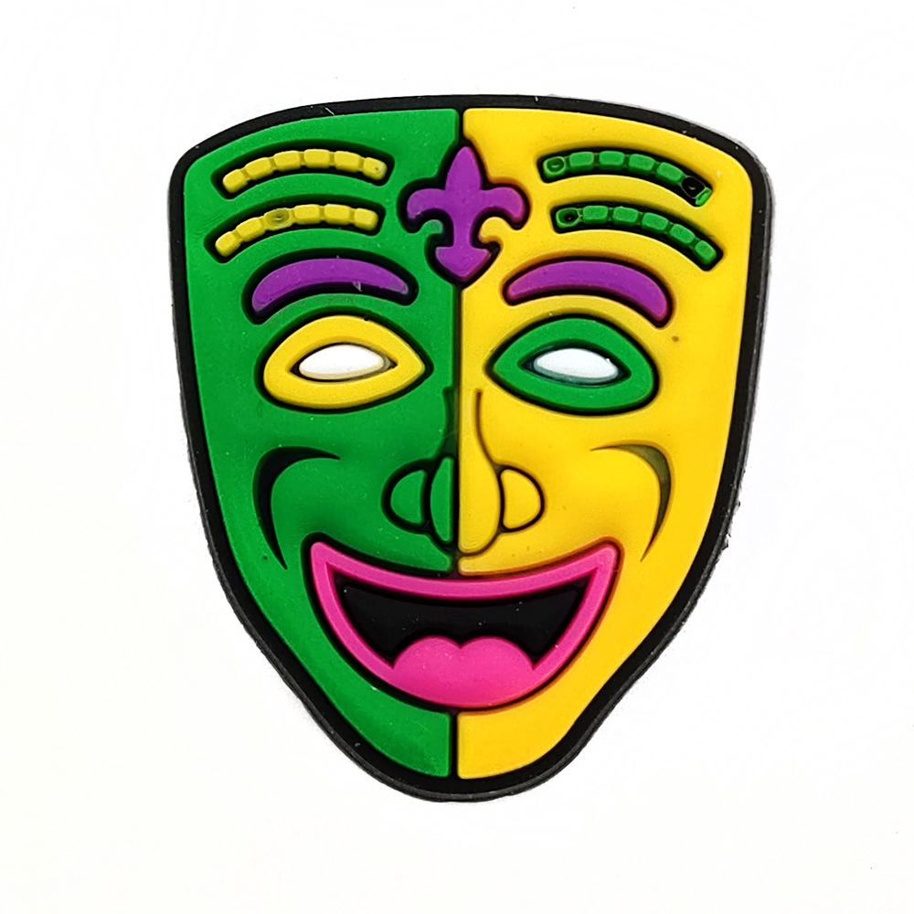 Spesial Misterius Jibbitz Karnaval Kartun Crocs Masker Mahkota Pesona Pin Aksesoris Sepatu Menghias Sandal croc Sandal Gesper Anak Hadiah Yang Baik
