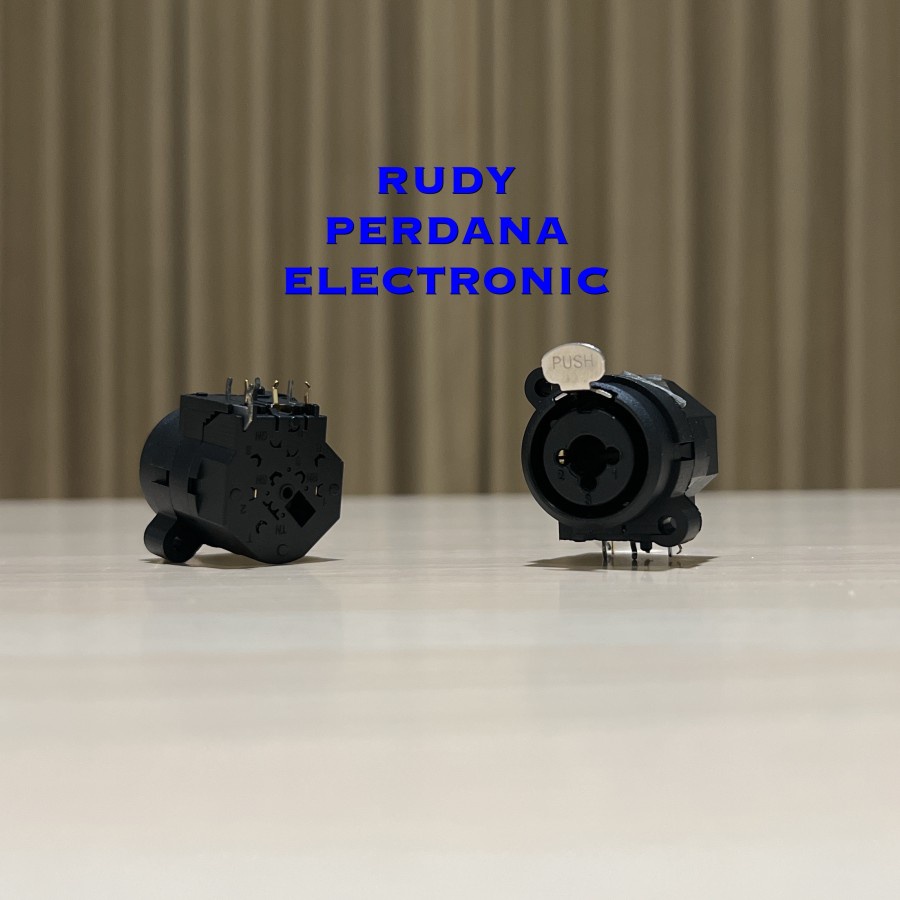 SOCKET SOKET COMBO DOUBLE CANON XLR AKAI 6.5MM MIXER SOUNDMAX SM-6JFIV