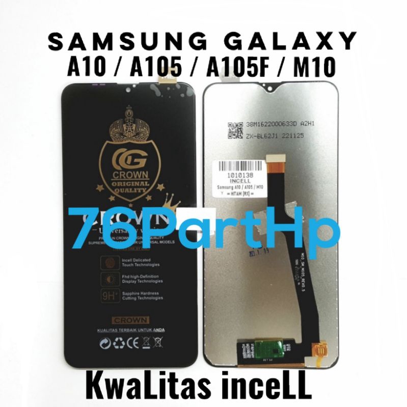 Lcd Touchscreen Fullset Incell Samsung Galaxy A10 - A105 - A105F - M10