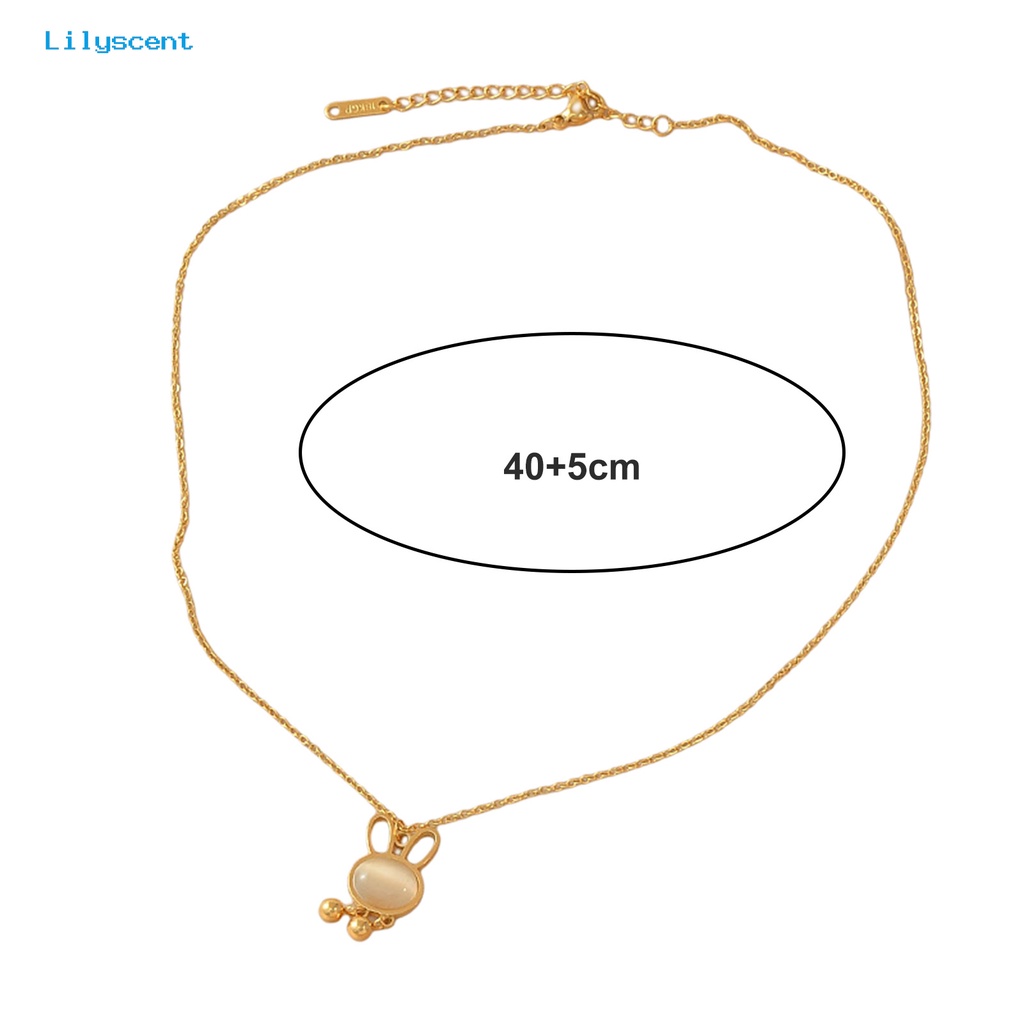 [LS] Liontin Kalung Non Tarnish Bright Luster Menghindari Lembab Geometris Liontin Temperamen Leher Dekorasi Fashion Item Baja Titanium Huruf Rantai Kalung Perhiasan Aksesori