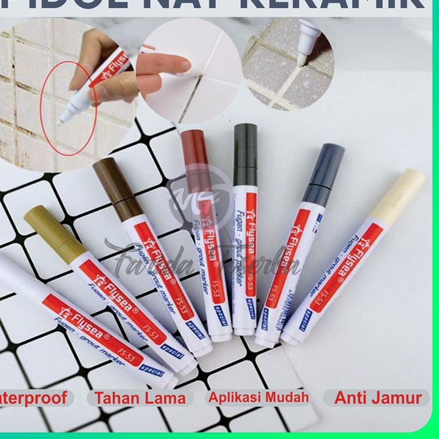 

code2i2Hw ORIGINAL Spidol Nat Keramik - Tile Grout Marker Tile Reform