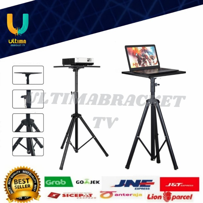 

[[JNT COD]] Standing Tripod Projector Meja Proyektor - Infocus