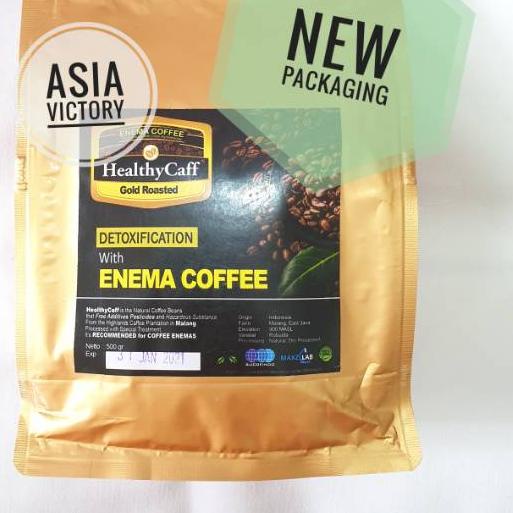 

☏ HealthyCaff 500gr Gold Light Roasted/Healthy Caff Kopi Organik Enema Coffee ♛