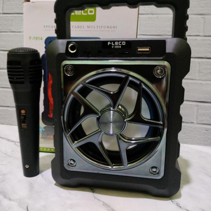♂ ✅COD SPEAKER BLUETOOTH8606  speaker 8,5inch GERATIS MIK KARAOKE MIC KATAOKE KABEL MIK WIRELESS SIN