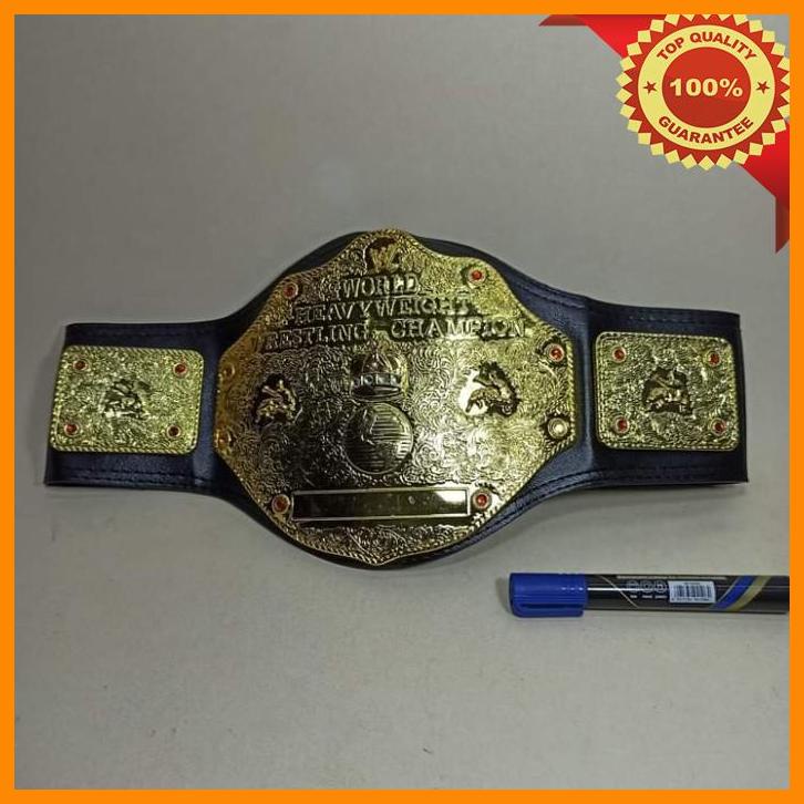 (BAL) aksesoris props cosplay wrestling wwe belt sabuk smack down wwe figure