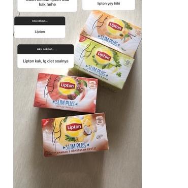 

✾ LIPTON SLIM PLUS ★