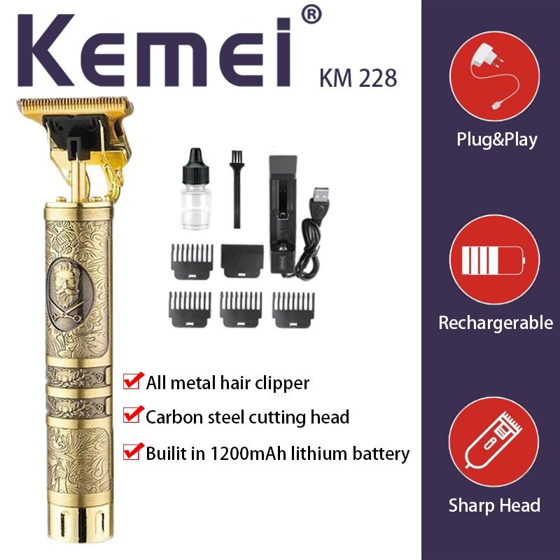 KEMEI Vintage Hair Trimmer KM 228 || Kemei Km 228 Cukur Kumis Cukur Rambut Murah Berkualitas