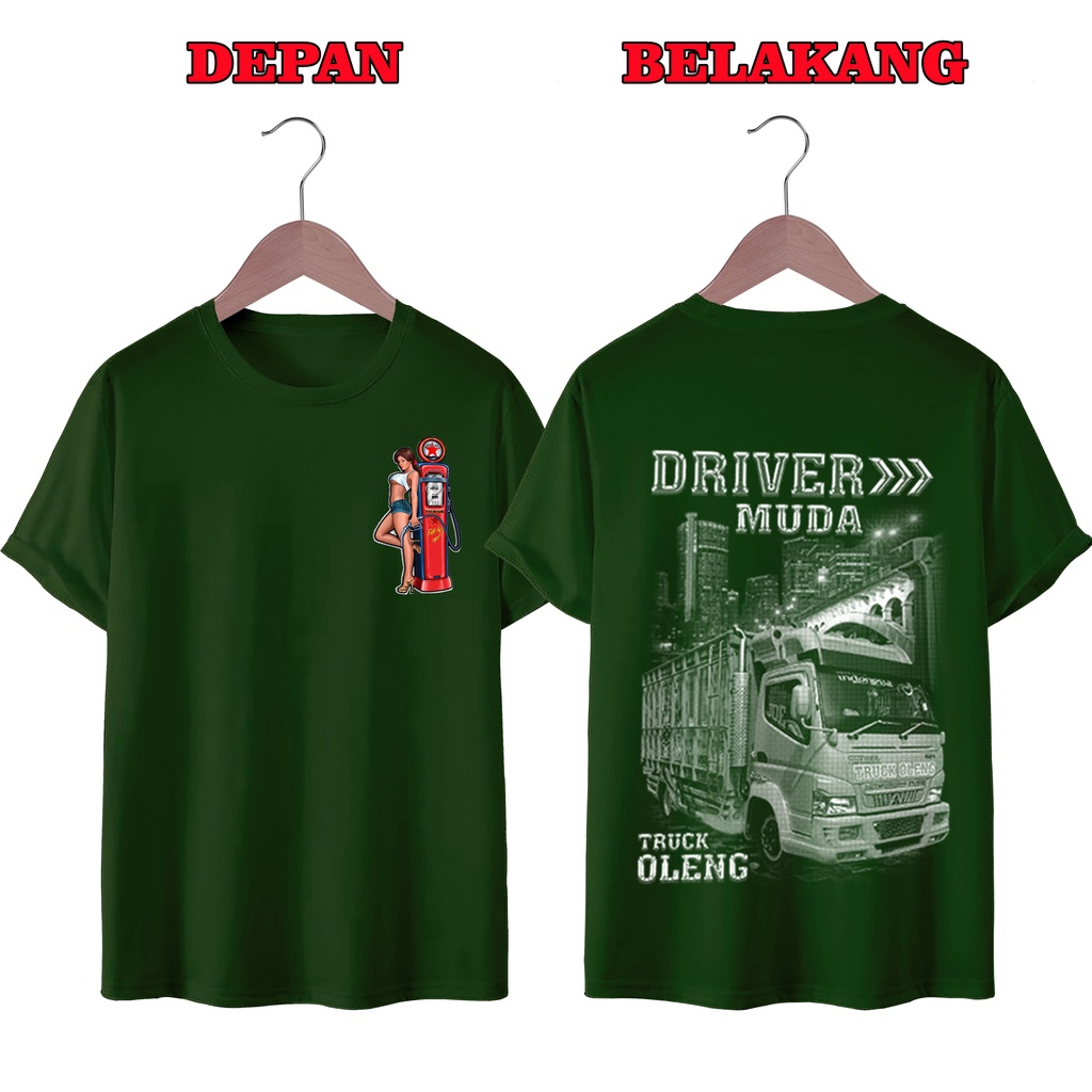 KAOS DISTRO UNISEX PRIA DAN WANITA TERBARU, KAOS JUMBO DRIVER MUDA