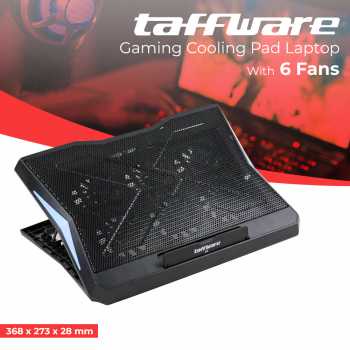 Kipas Pendingin Cooling Pad Laptop Gaming  6 Fan Taffware MC - Q3