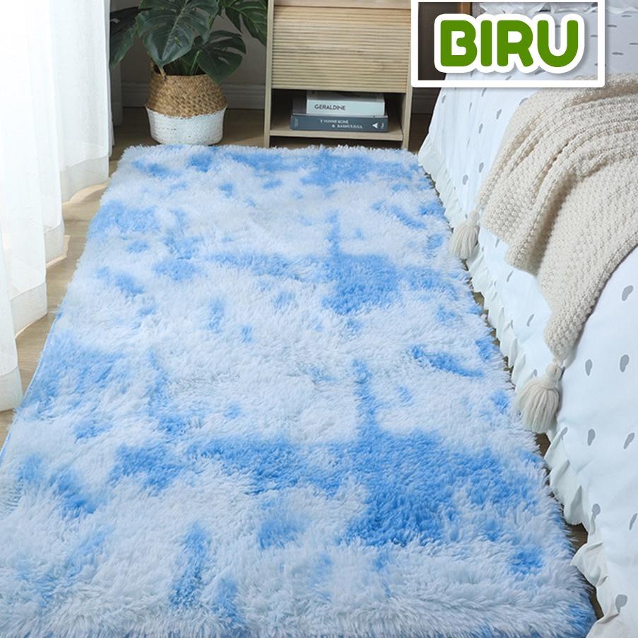 ™ Karpet Bulu Anti Slip / Karpet Bulu Tebal Murah / Karpet Bulu Kekinian Minimalis / Karpet Bulat Be