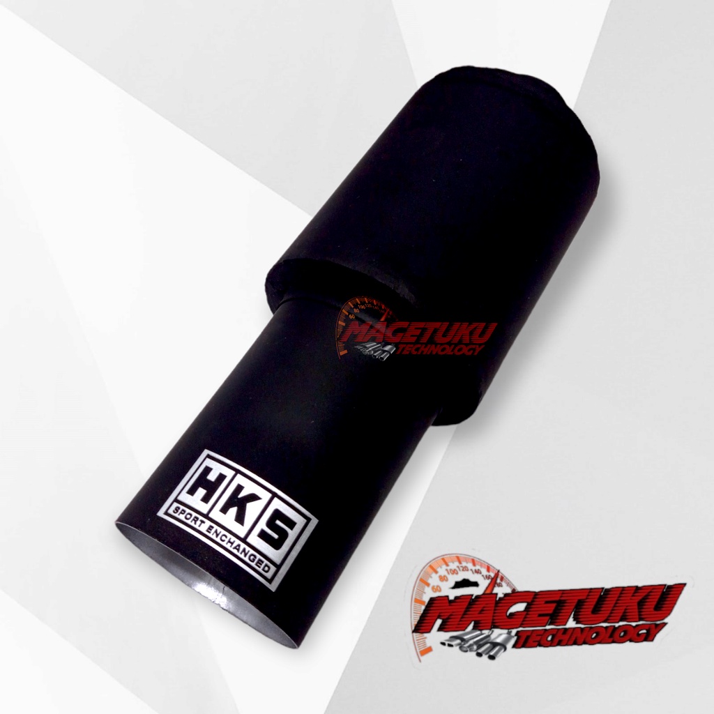 Knalpot Racing Mobil HKS Plong DOP Bass Bulat Gahar