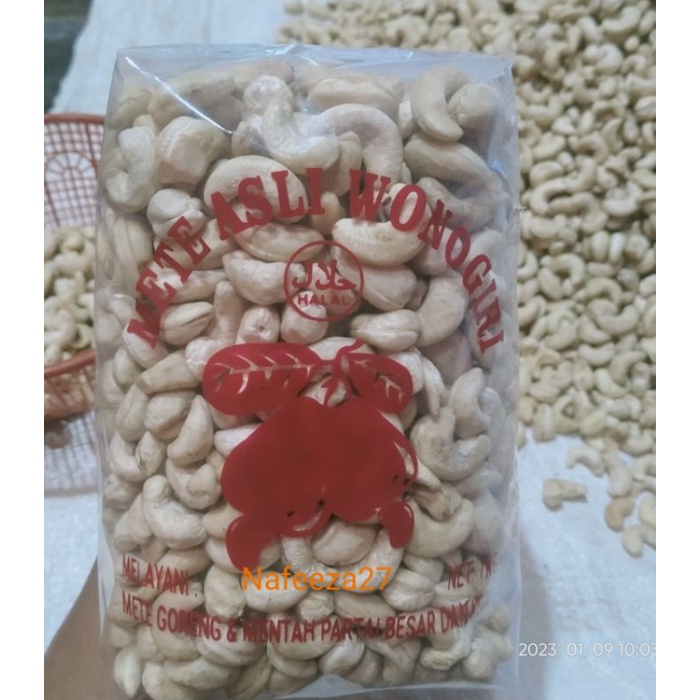 

kacang mete Mede mente kering mentah 1kg asli Wonogiri
