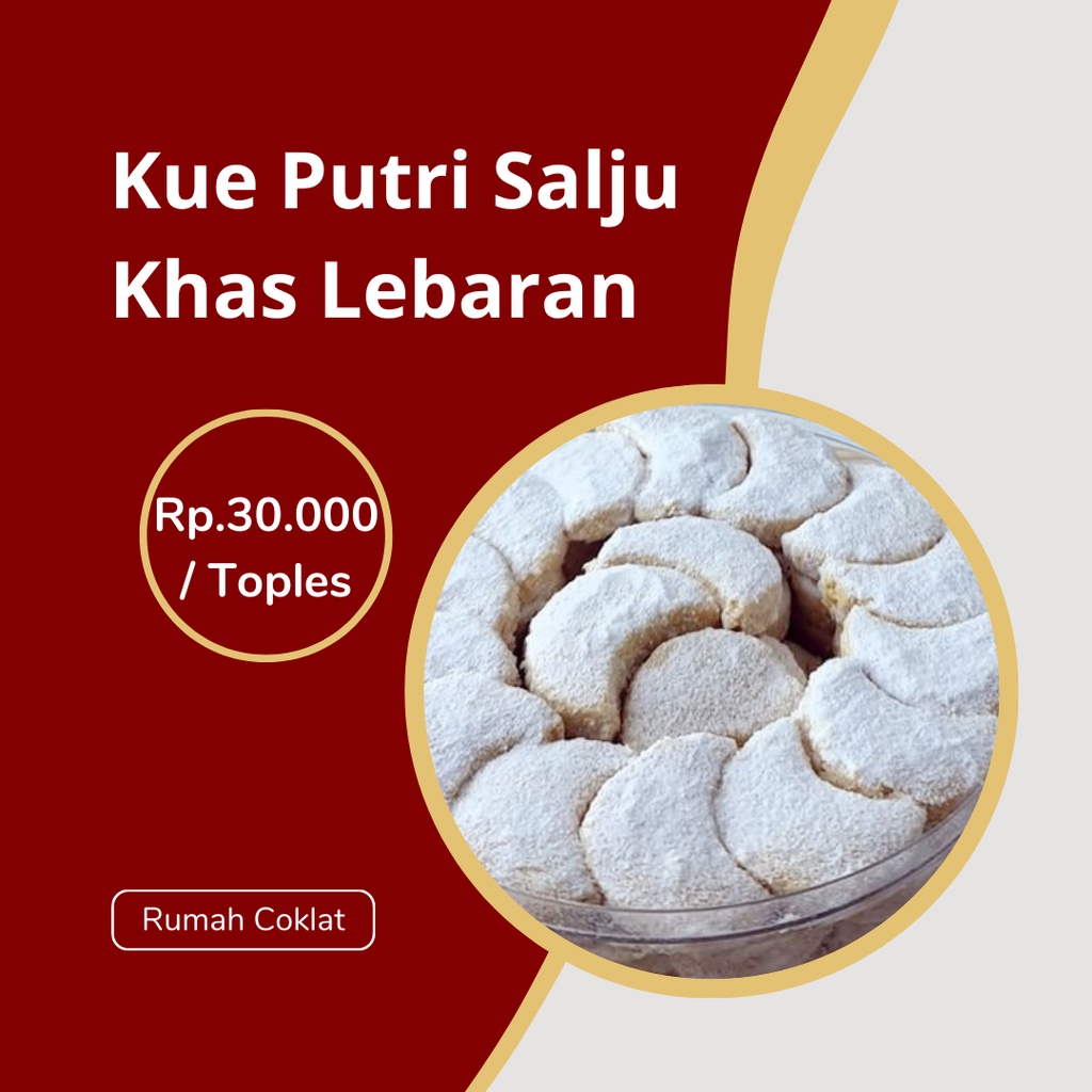 

Kue Putri Salju Kue Kering Cemilan Lebaran Toples Isi 250gr