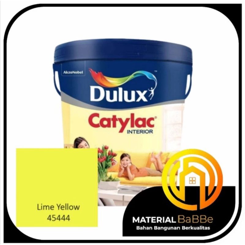 Dulux Catylac Interior Lime Yellow 25 kg | Cat Dinding Dalam