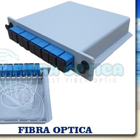 ◌ Kabel FO Splitter 1:8 Box SC/UPC | Splitter PLC Box 1:8 SC/UPC ➷
