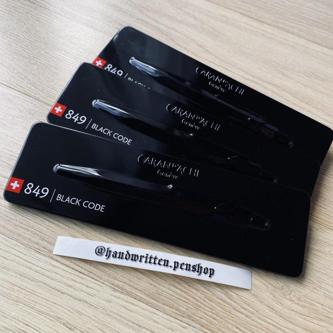

CARAN DACHE 849 Black Code Ballpen Pen #Pulpen Refill Parker Lamy