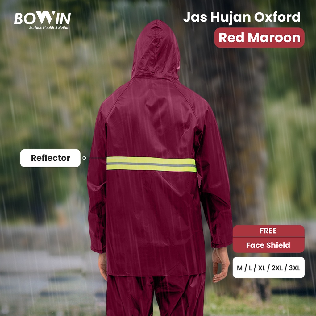 Bowin Jas Hujan Oxford (Anti Bakteri /Anti Rembes /Bahan Tebal)