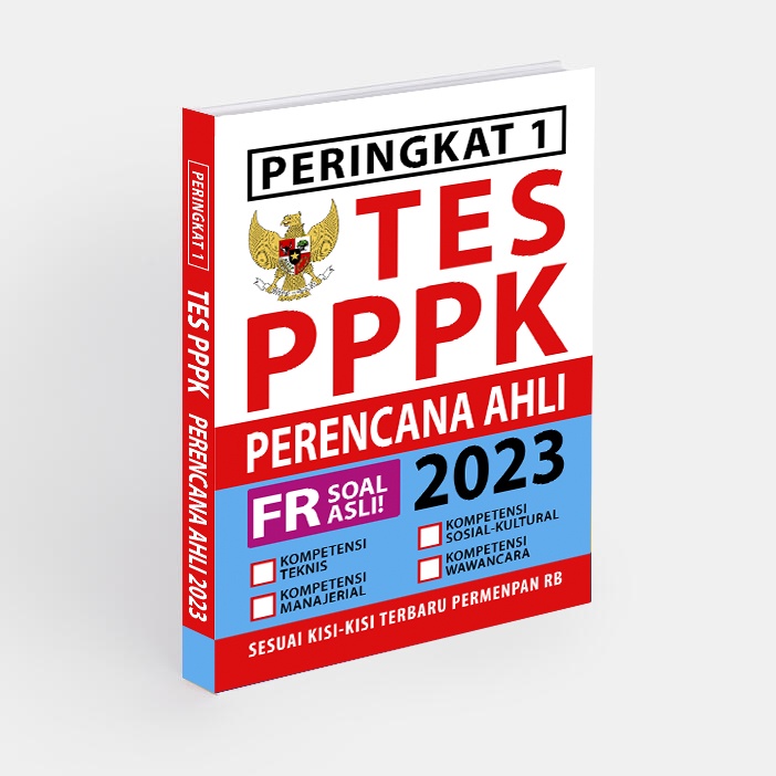 Buku PPPK PERENCANA AHLI 2023 - Peringkat 1 PPPK TEKNIS PERENCANA AHLI 2023 - Buku Original Soal dan Pembahasan