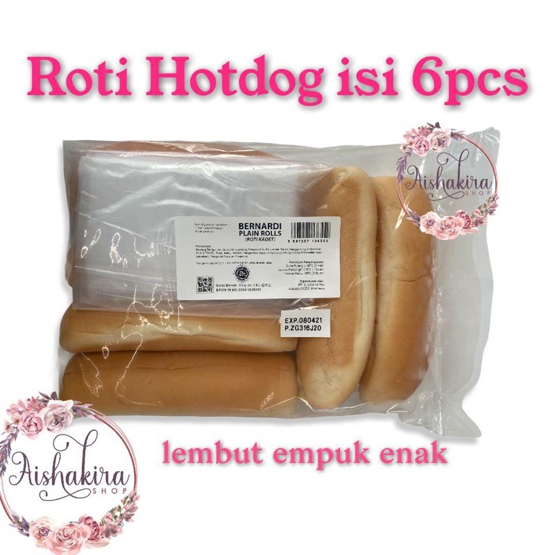 Roti burger bernardi | Roti hotdog Bernardi