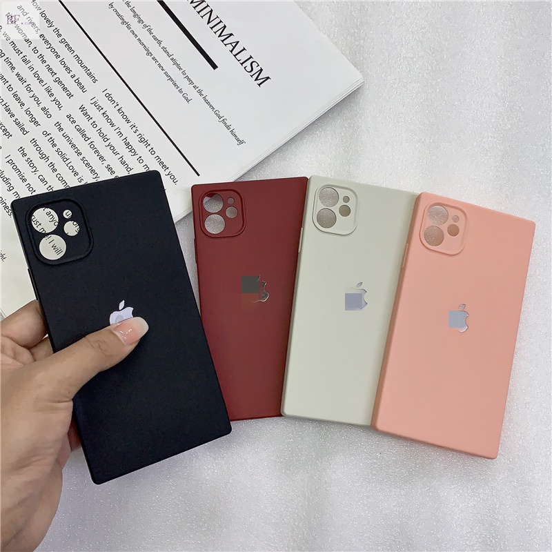 Like 14promax Casing Silikon Tepi Lurus Untuk Iphone 11 Pro Max X XR XSMAX XS