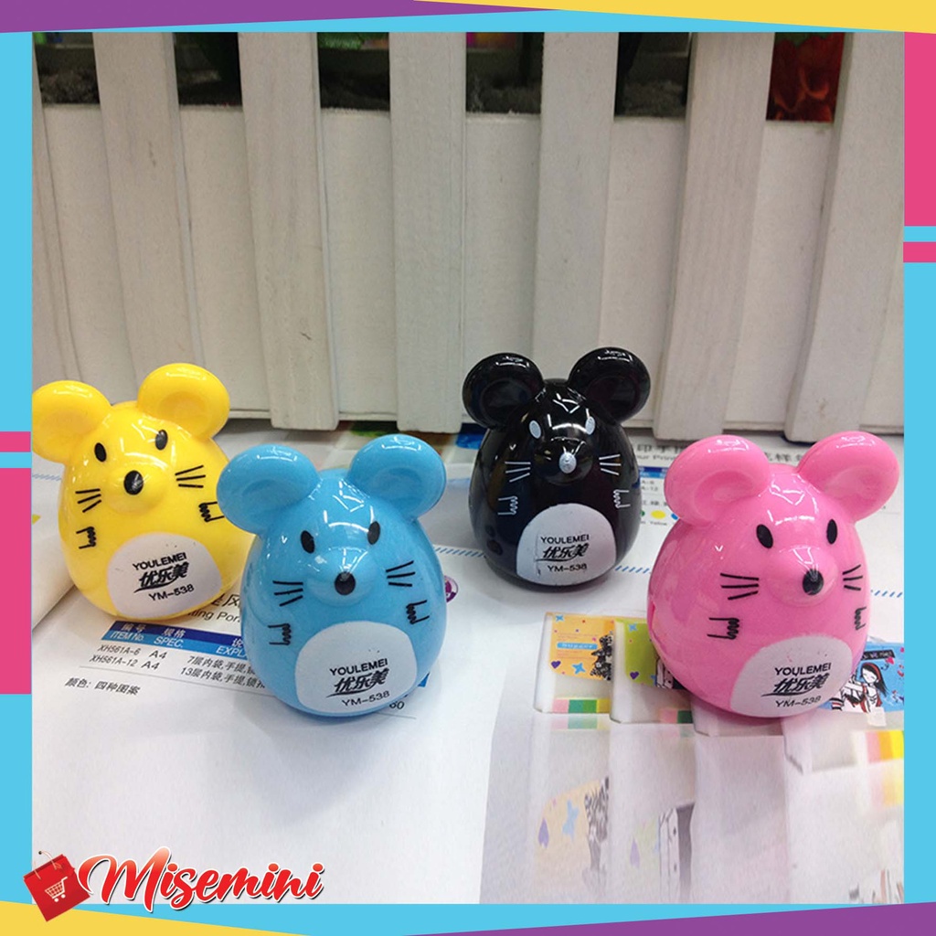 

Ⓜ️ Ⓜ️Peraut Pensil Motif Tikus Rautan Karakter Mickey Pencil Shaperner Import