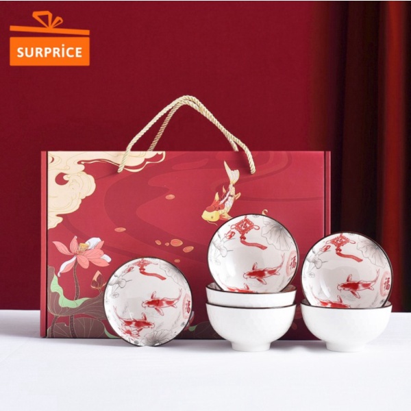 

Unik Surprice Mangkok Japanese Motif Ikan / Mangkok Set Premium - Mangkok 6pcs Limited