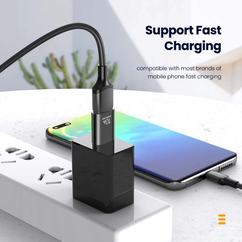 Transfer Data Fast Charge Usb C Male To Usb Female Converter 10A Usb Type-C Adapter Tipe C Male To USB3.0 Female Adapter Untuk Macbook Samsung Usb 3.0 OTG Usb