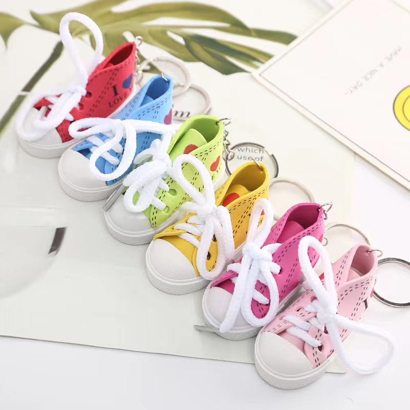 Aksesories kunci Model sepatu Mini sneakers Keychain Standar Motor Sepeda YS003