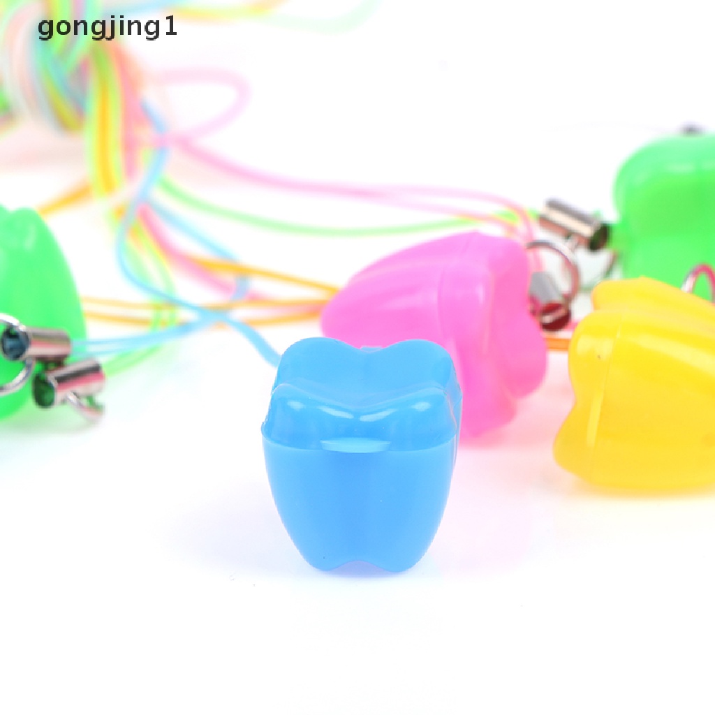 Ggg 10pcs Colorful Baby Kids Tooth Storage Box Organizer Gigi Susu Tempat Kenang Kenangan ID