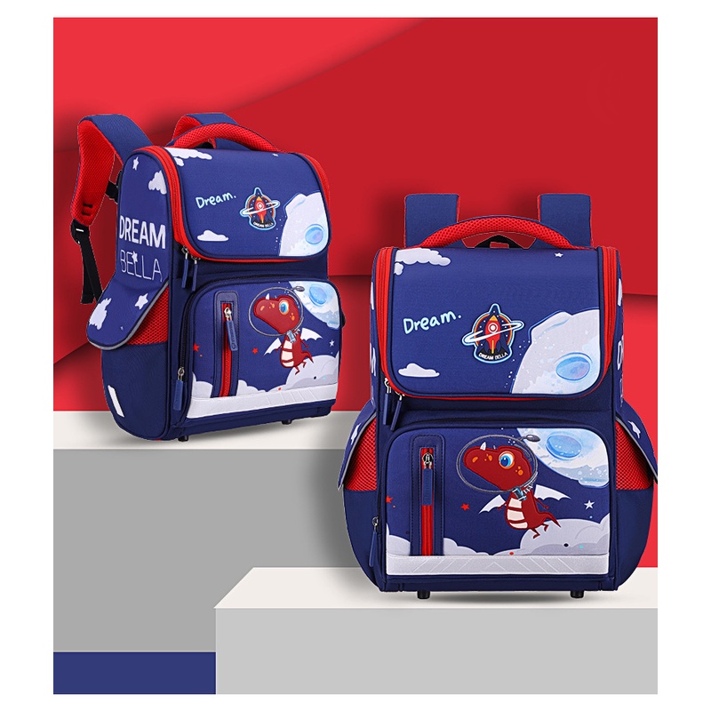 Ransel Anak-anak Tas Sekolah Dinosaurus Anak Laki-laki Ransel Sekolah Dasar Tas Buku Anak Kapasitas Besar Mochila Infanti Escolar