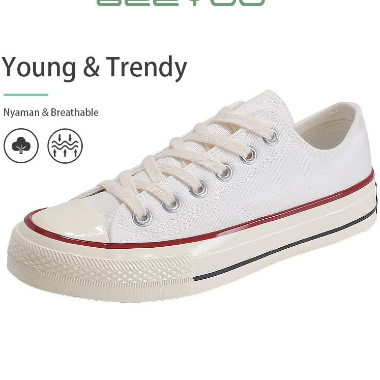 Paling Diminati Beeyoo Sepatu Sneakers Kanvas Sepatu Wanita Kets WK201