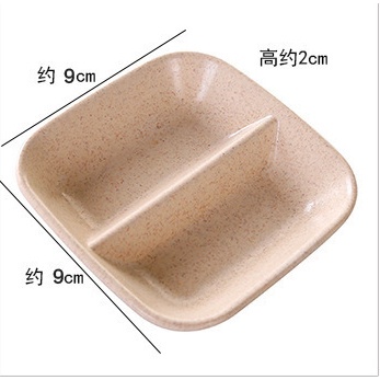 ⭐️𝐈𝐇𝐒 𝟒𝟐𝟔 𝐋𝐚𝐦𝐩𝐮𝐧𝐠⭐️Mangkok Mini 2 Sekat Mangkuk Sambal Kecap Tempat Saos