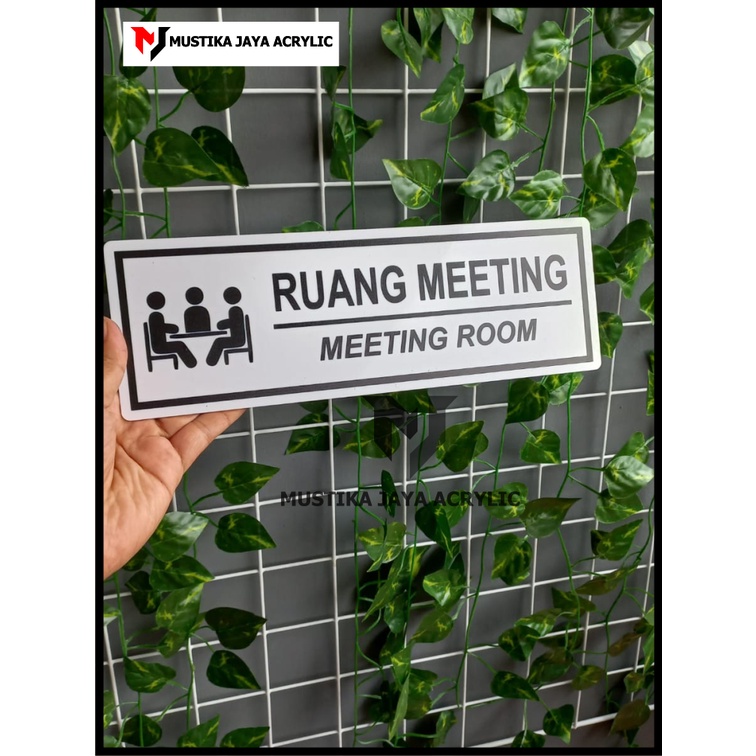 

papan nama ruang meeting meeting room sign meeting room tulisan meeting