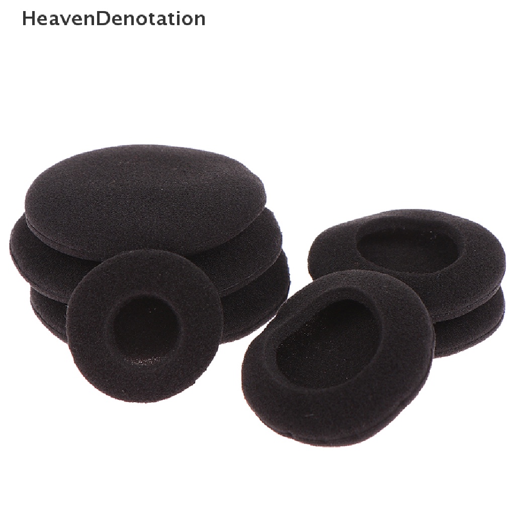 [HeavenDenotation] 10Pcs Thick Foam Earpads Cushions Ear Pads 3.5 / 4.5 / 5.5 / 6cm for Round Headphone HDV