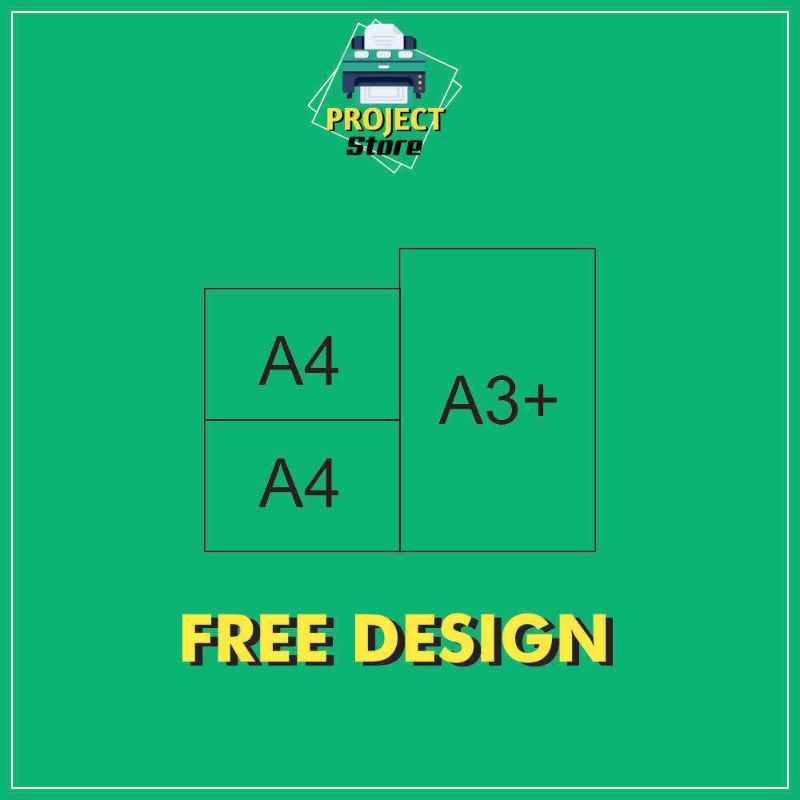 

Brosur free design 100 Pcs