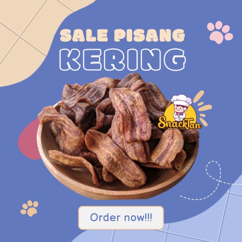 

2Xbtygneal Sakha Snack ) Pisang Kering Manis 1Kg