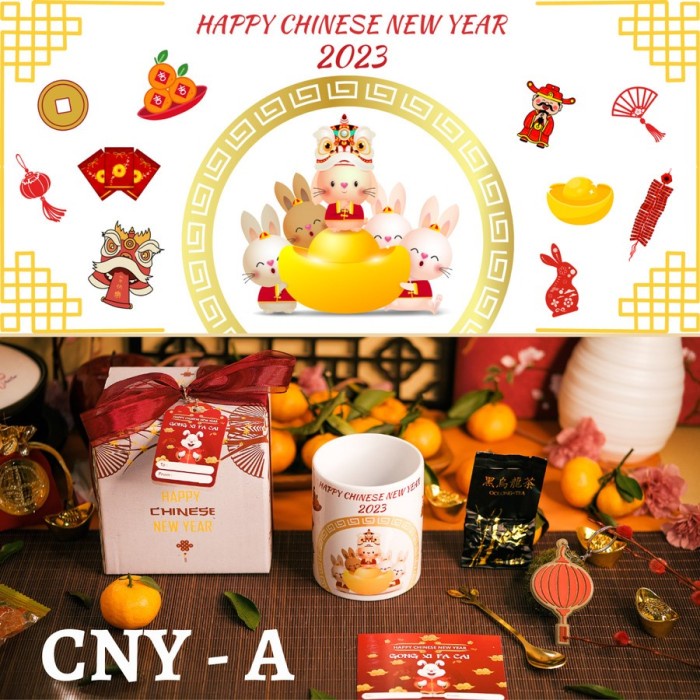 

(COD) Hampers Imlek - Paket Mug CNY (Ekonomis) - A